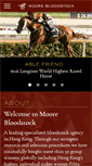 Mobile Screenshot of moorebloodstock.com